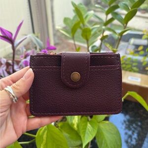 Portland Leather Plum Sabrina Wallet